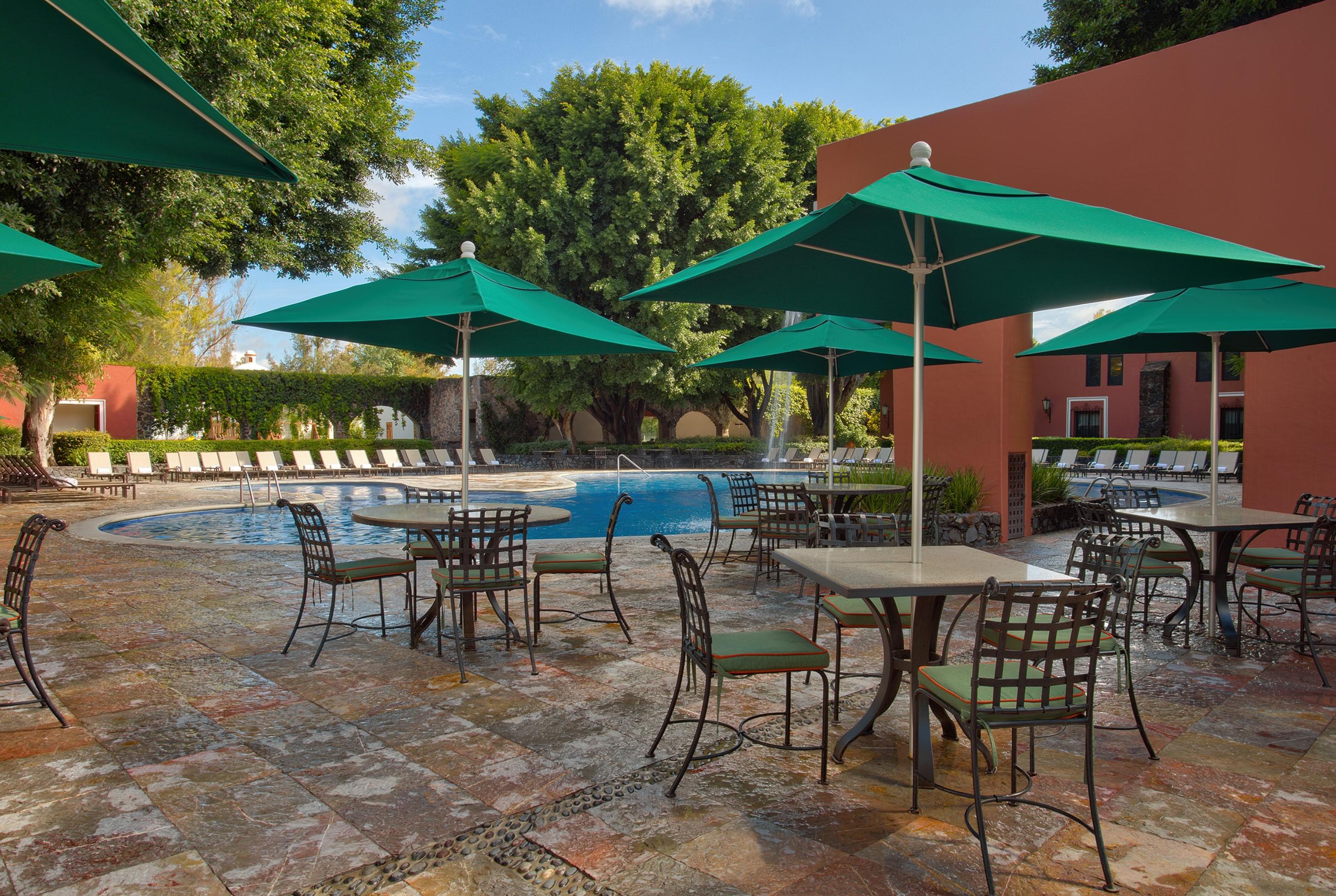 Hotel Hacienda Jurica By Brisas Querétaro Exterior foto Pool at the hotel